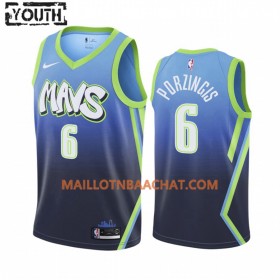 Maillot NBA Dallas Mavericks Kristaps Porzingis 6 Nike 2019-20 City Edition Swingman - Enfant